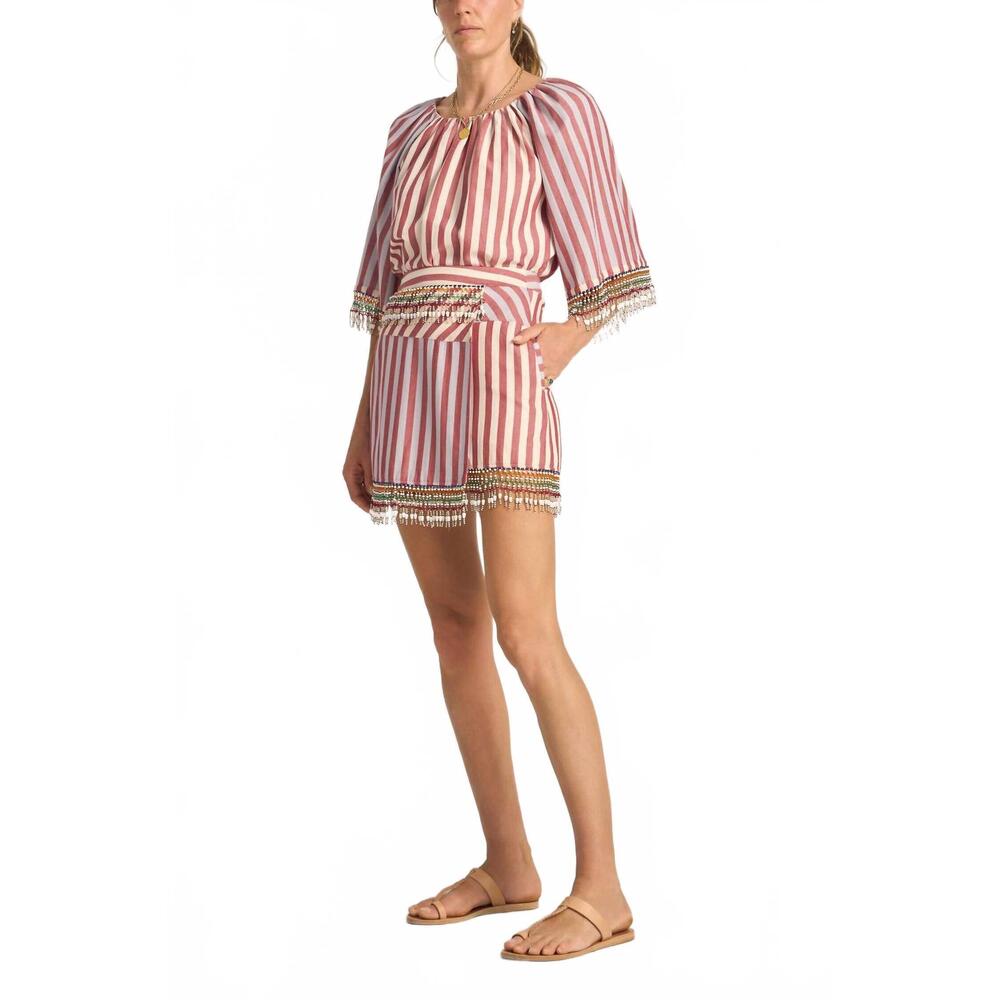 NEW ILIO NEMA hymen skirt in oia stripe